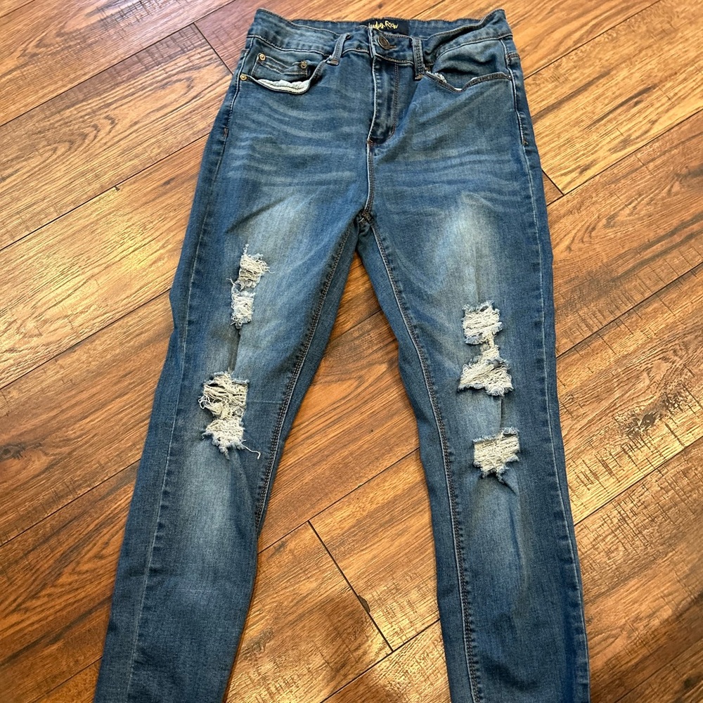 Indigo rein ripped jeans, size women’s 11/29